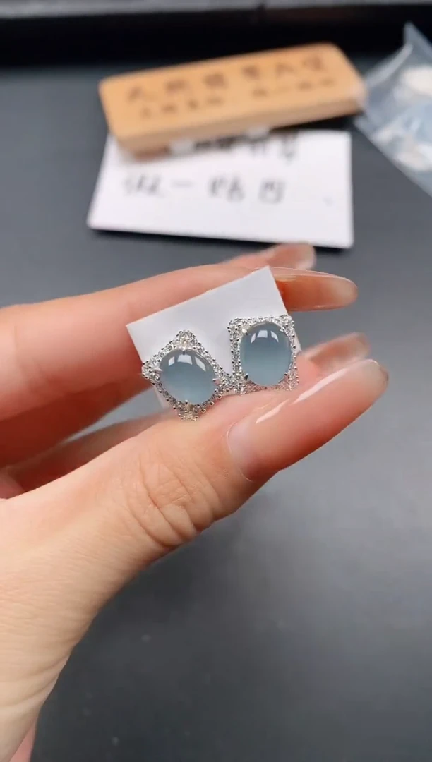 银S925镶嵌戒指翡翠111