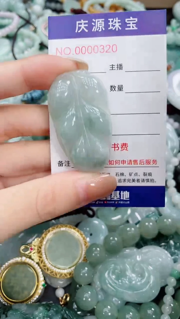 翡翠未镶嵌颈饰361