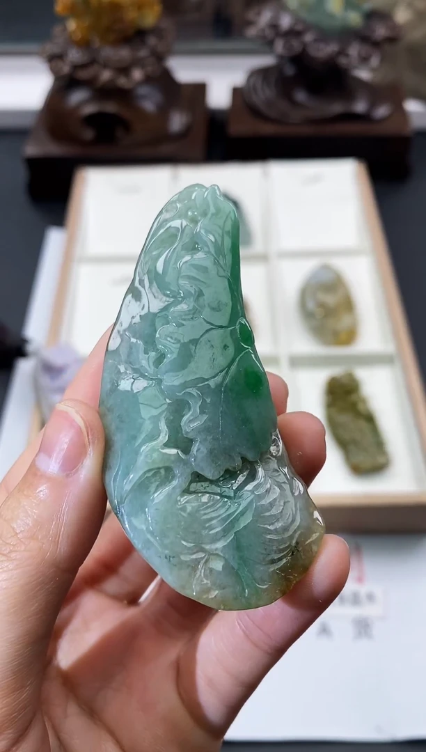 颈饰未镶嵌翡翠天然缅甸A货翡翠