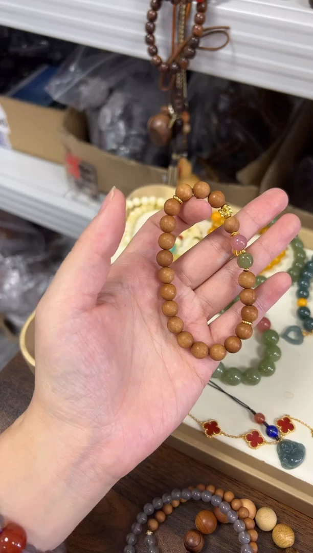 未镶嵌檀香木手串老檀香木和田款手链[2213]