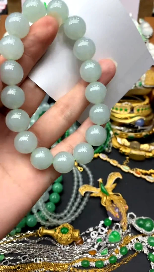 未镶嵌手串翡翠362-中国好珍宝