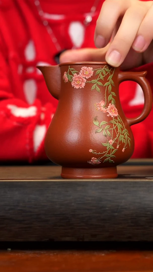 【闪购商品】紫砂茶壶大红袍公道杯 繁花