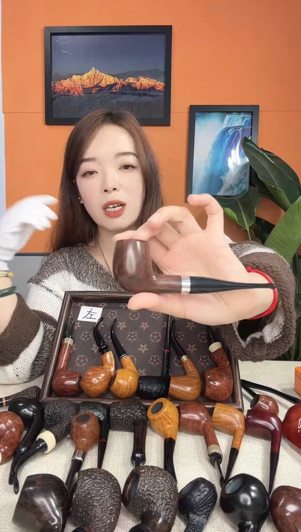 石楠木直杆撞球斗9MM