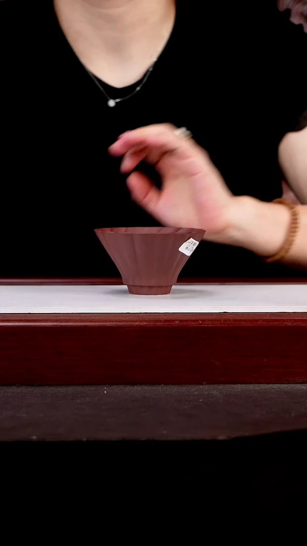 茶壶紫砂YZGT16664静卯杯4号井深井紫泥