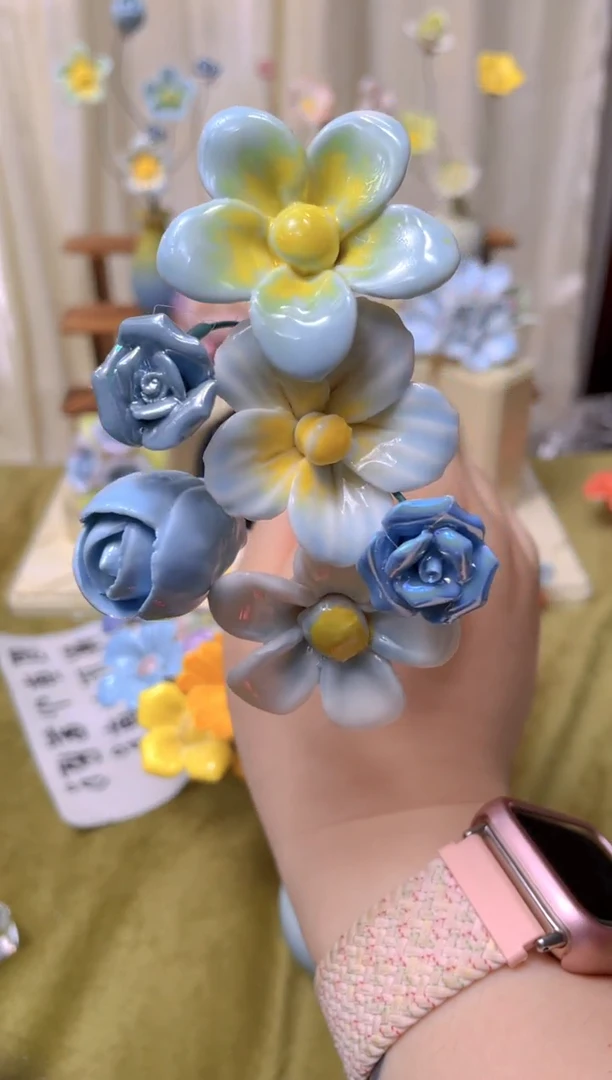 陶瓷3小花+3迷你