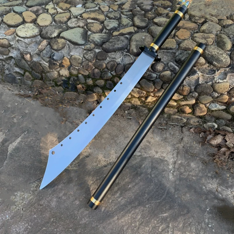 龙泉市刀剑牛尾刀绣春刀龙虎宝刀高锰钢一体清腰刀锦衣卫刀未开刃