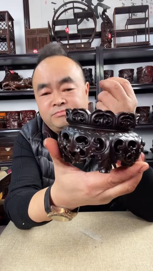 木老李红木工艺品新莲