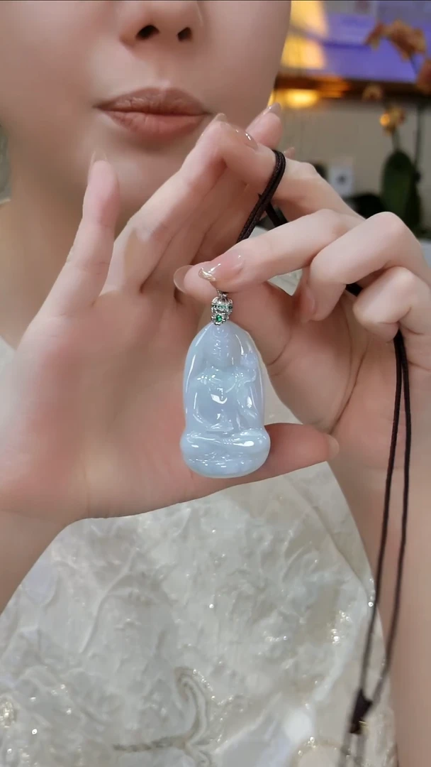 颈饰未镶嵌翡翠国风