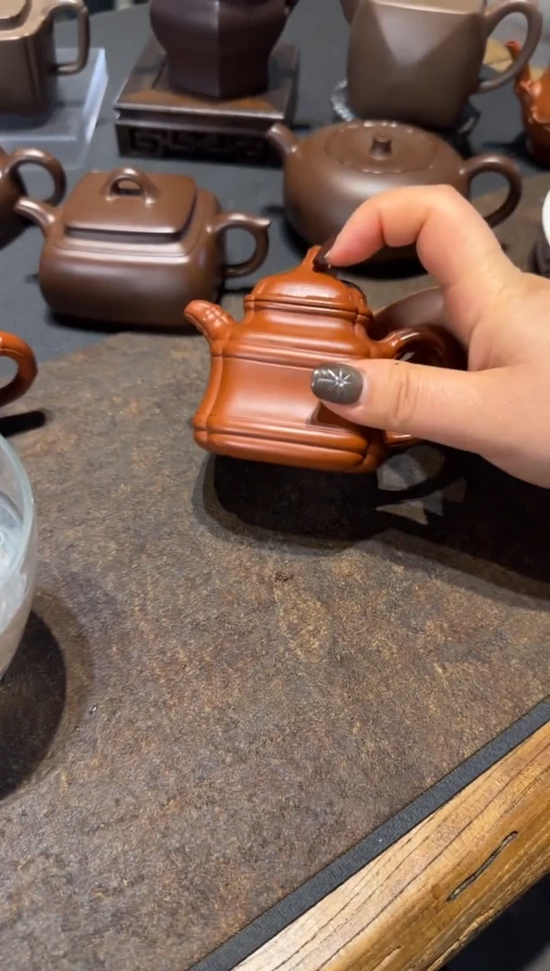 【闪购商品】紫砂茶壶四方竹鼎