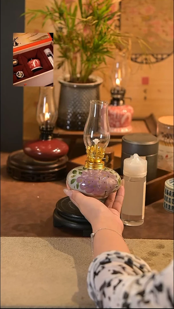 景德镇陶瓷香薰灯摆件