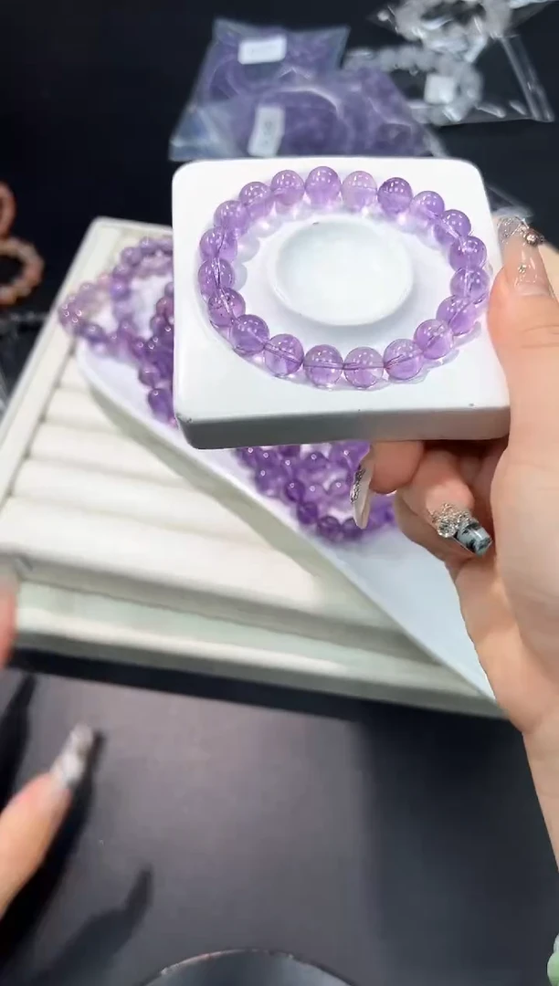 水晶手串未镶嵌39b多样性发其一【1条】默认微瑕