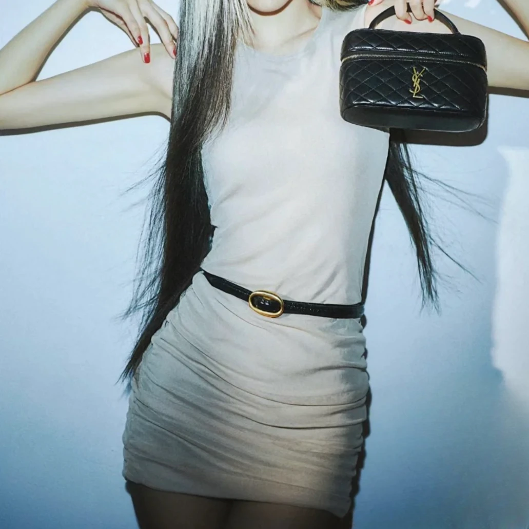 未使用 YSL/圣罗兰 薄纱连衣裙