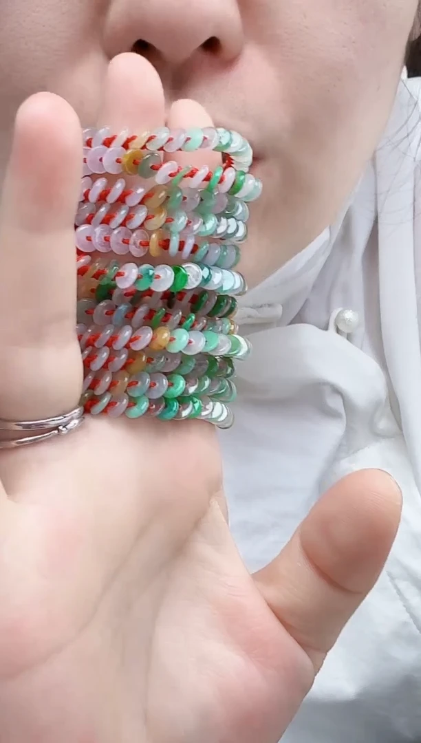 颈饰未镶嵌翡翠翡翠平安扣手绳7号多样性发货