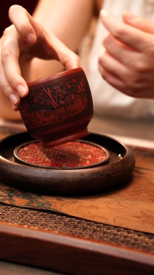 茶杯紫砂宜兴原矿紫砂 全手工制作