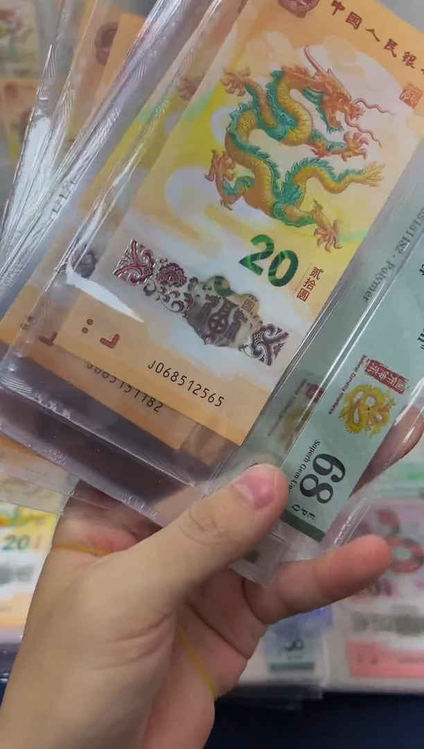 塑料24年龙钞圆满号（无347）-PMG68