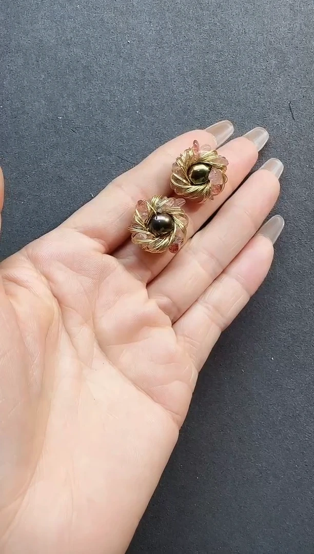 水晶耳饰未镶嵌13216456465