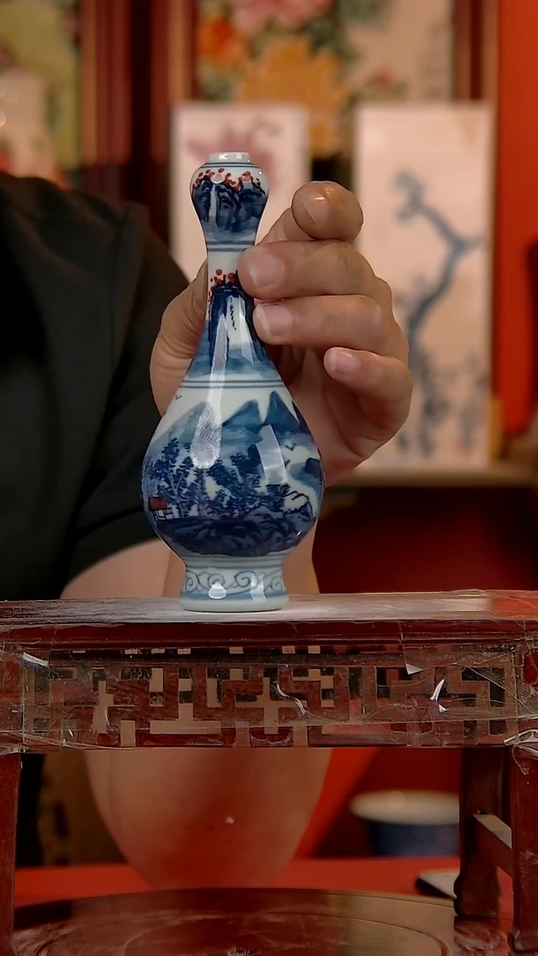 摆件景德镇陶瓷 手工手绘