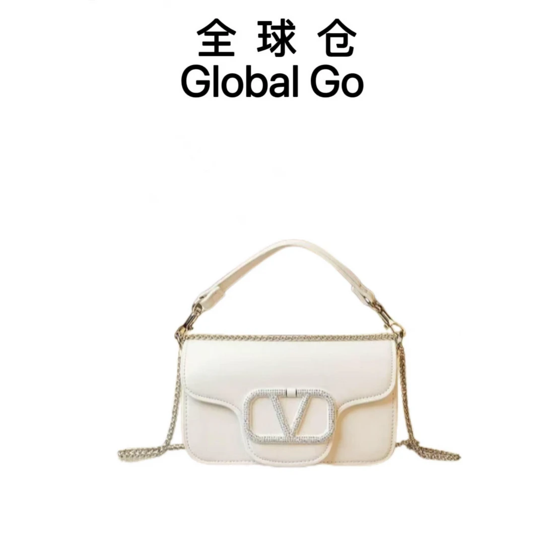 【全球仓Global Go】2584白色华伦包包新款