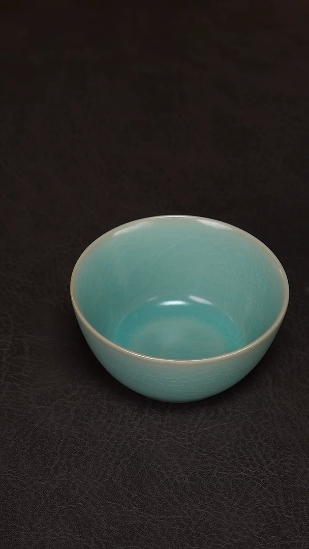 杯子瓷平底鸡缸杯-微微瑕