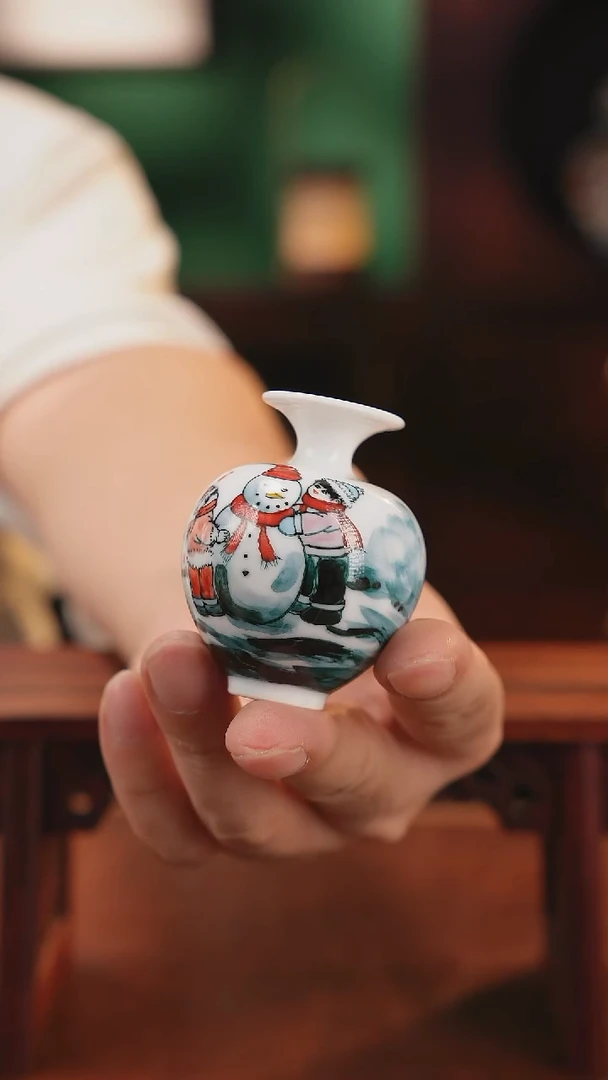 摆件景德镇手工高温陶瓷
