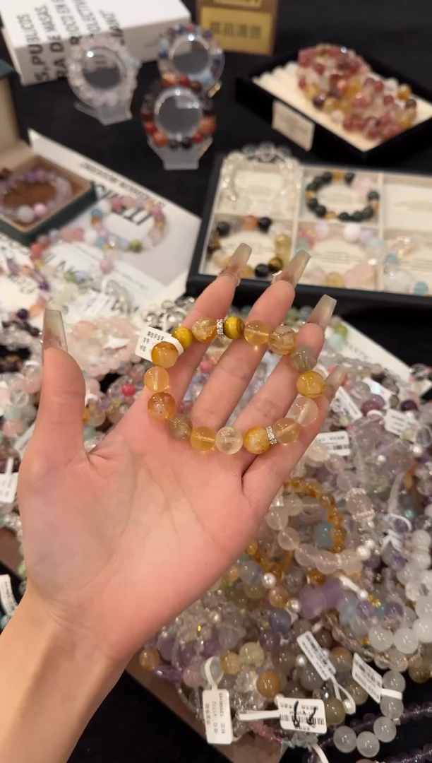 合金手链水晶多宝x1462