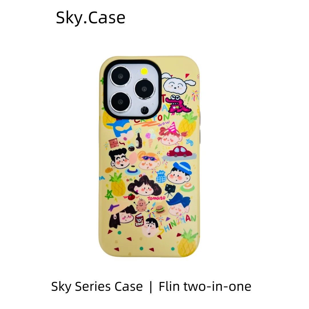 菲林二合一｜适用苹果华为vivo小米oppo手机壳小新全家福16pro/15