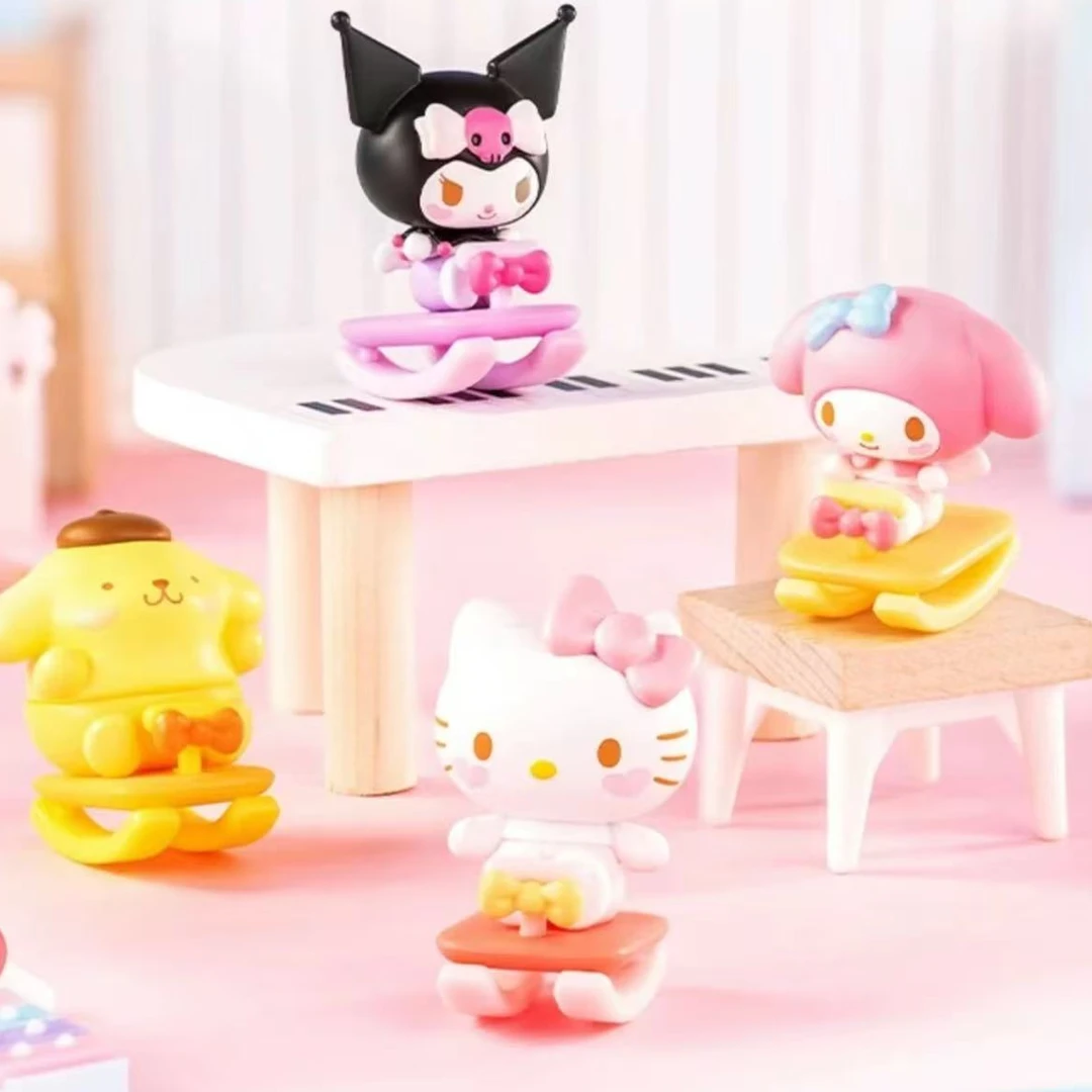 【拆盒】萌趣 三丽鸥 童心摇乐系列萌趣豆盲盒可爱摆件（帅）