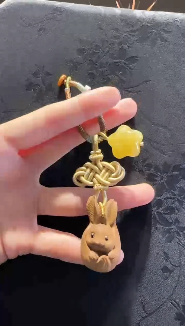 手绳蜜蜡未镶嵌兔子款