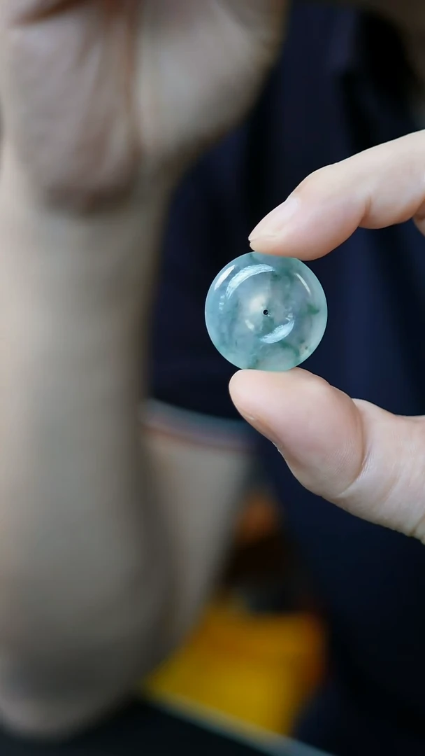 颈饰未镶嵌翡翠42号-平安扣/D/1