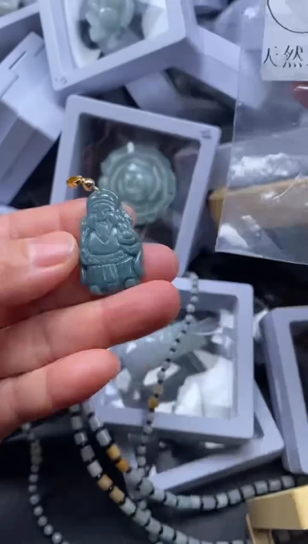 吊坠(不含链)未镶嵌翡翠3534