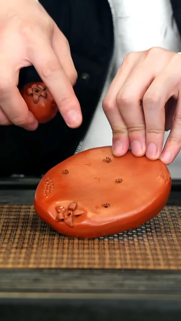 【闪购商品】紫砂茶壶13石榴壶承 一套