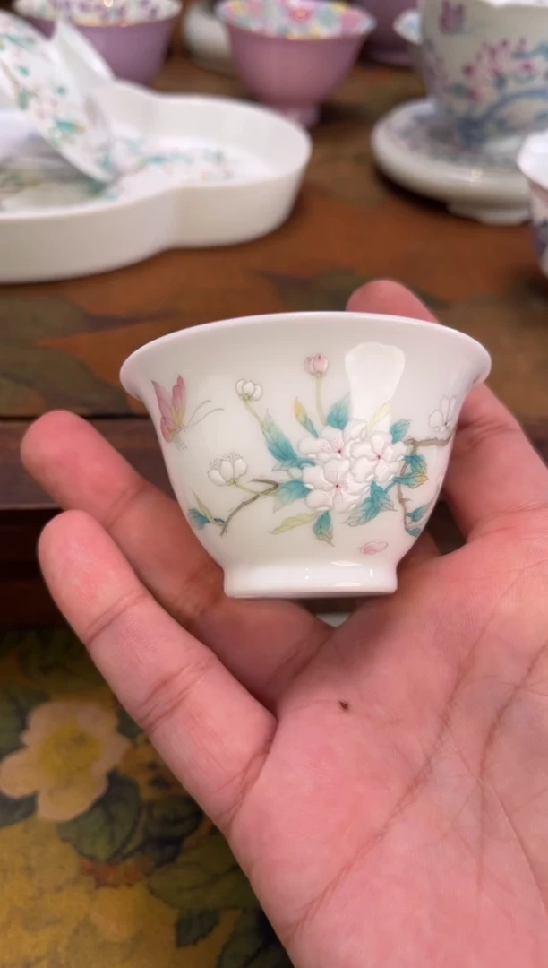 景德镇纯手绘陶瓷茶具