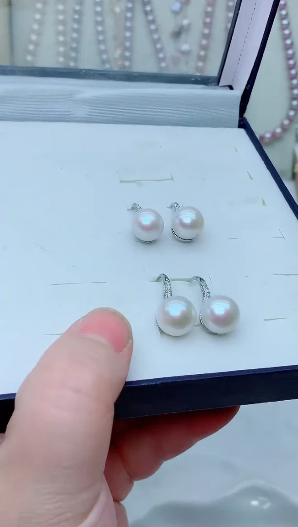 未镶嵌耳饰淡水珍珠多样性发其一【非无瑕】