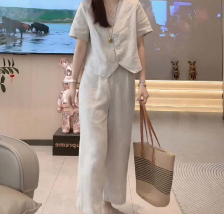 2025春季新款网红同款洋气减龄气质套装女休闲时尚LQL