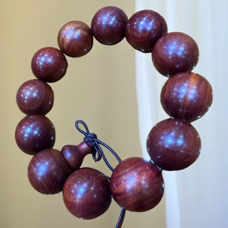 纯天然血檀木紫檀手串2.0 老料文玩 福利款