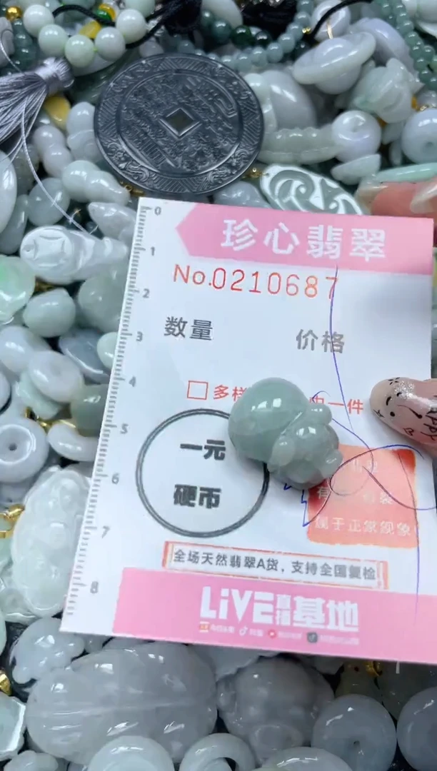 翡翠未镶嵌颈饰闪购0210687