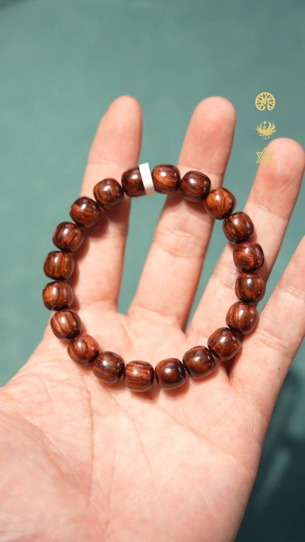 手串/手链黄花梨/降香黄檀老料油梨大黑线10mm老型佛珠