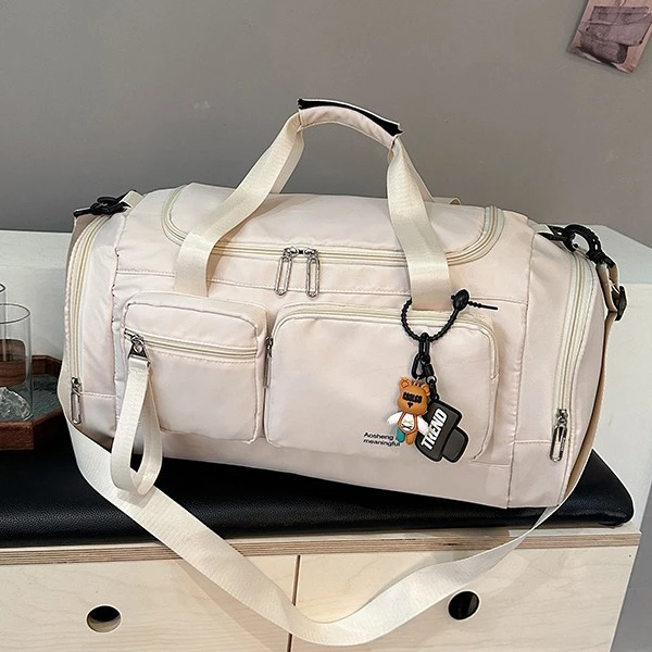 旅行包时尚单肩斜挎手提女包大容量可登机短途干湿分离出差包