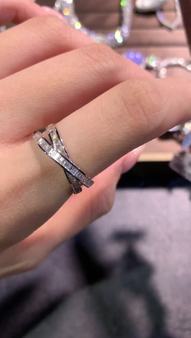 戒指/指环18K金镶嵌天然钻石q2247多样性发货一件备注颜色