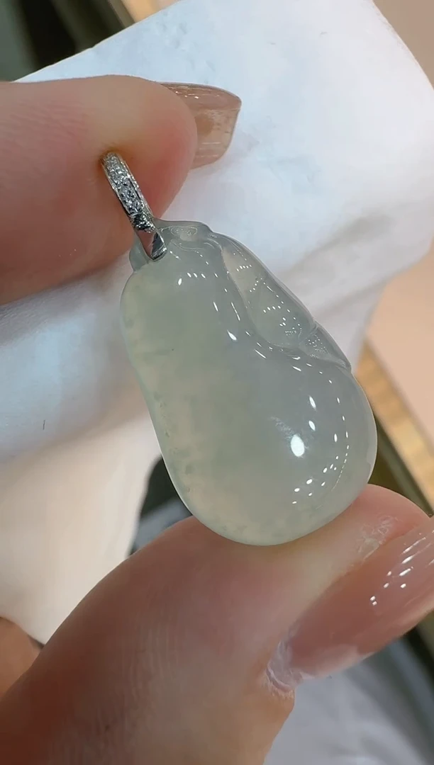 吊坠(不含链)18K金镶嵌翡翠多样性团购发货一件