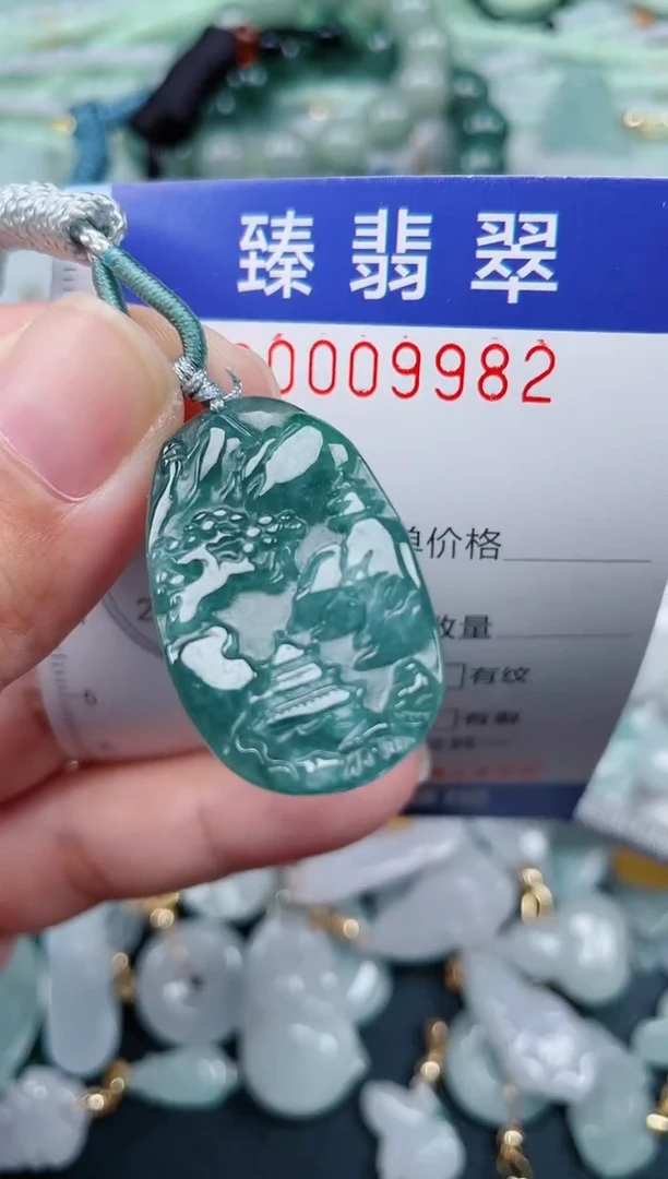 翡翠未镶嵌颈饰.0009982