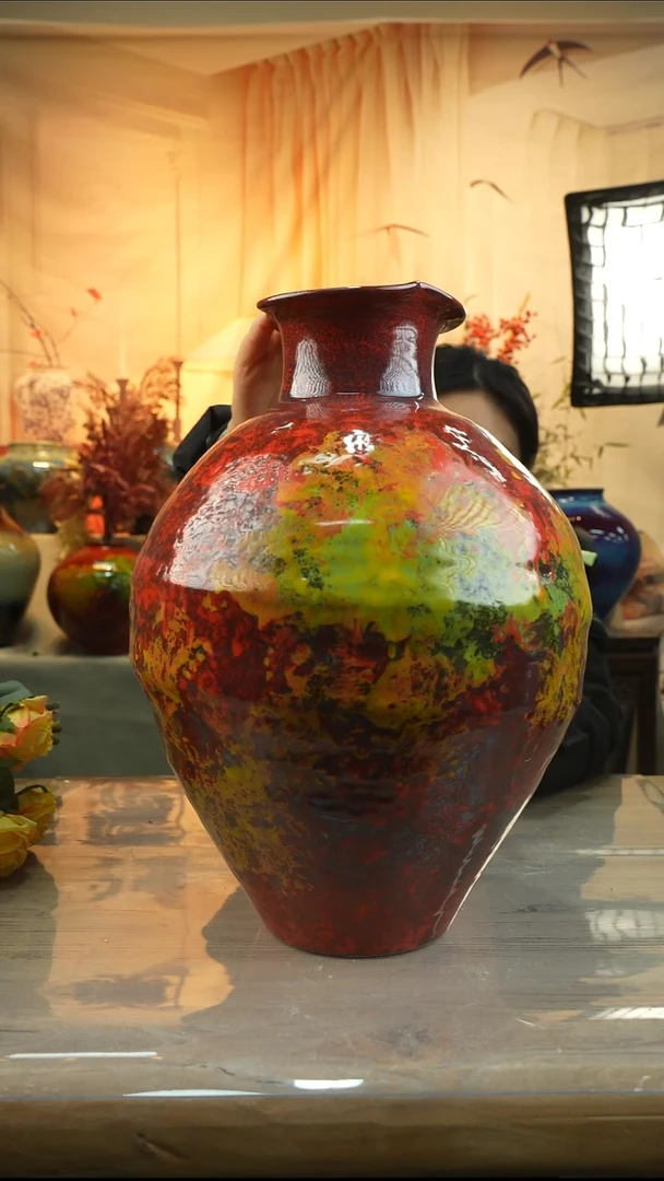 高41口13高温陶瓷花瓶