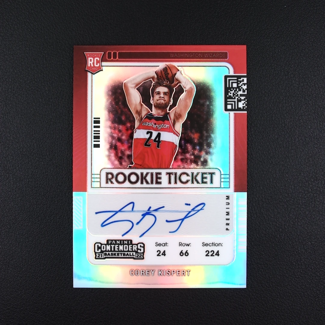科里基斯珀特 球票 新秀签字 帕尼尼NBA国宝手提签字球星卡