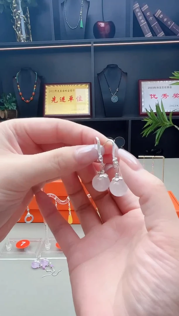 未镶嵌耳饰水晶216