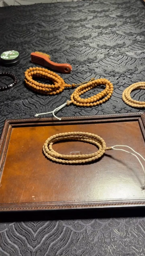 手串柏香籽/百香籽小鱼出品--mini方块顺