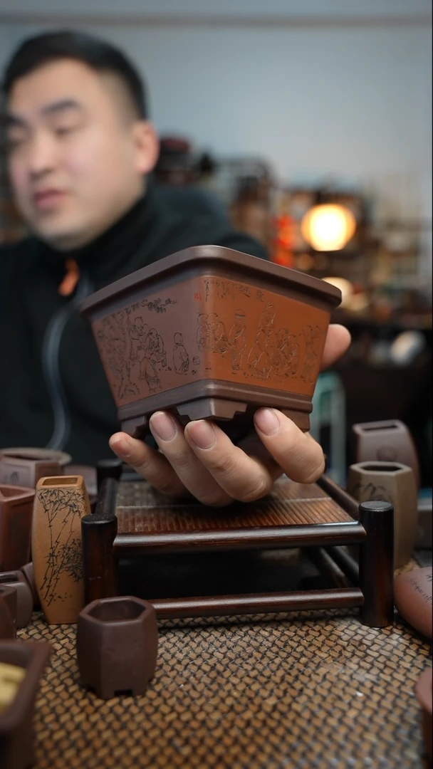 【闪购商品】紫砂花盆長木軒精品紫砂