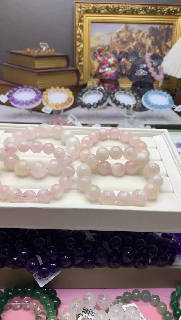 【闪购商品】水晶手串未镶嵌2X14+、12+、16+雪花幽灵