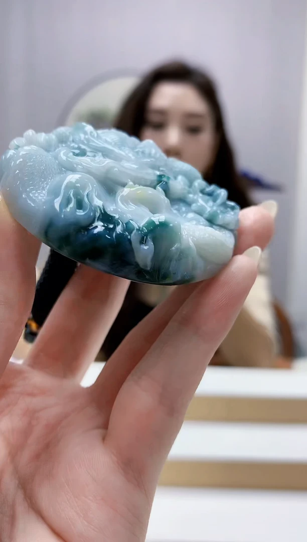 未镶嵌定制翡翠4829jw-毛货挂件111