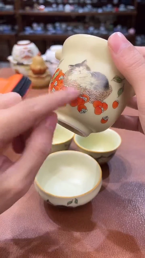 真的很便宜会开片的旅行茶具