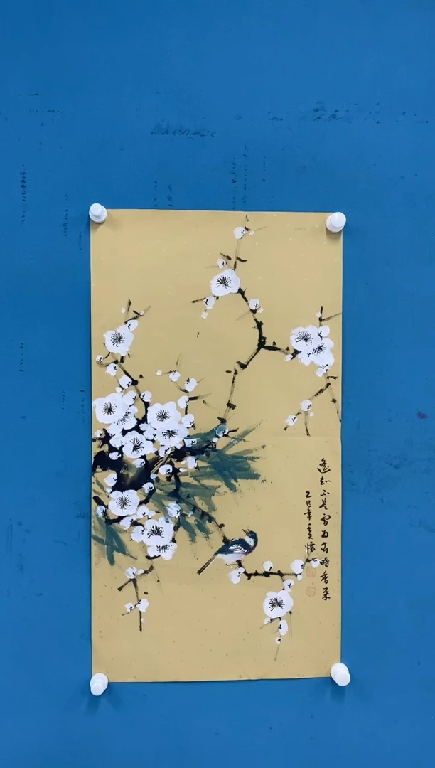 【闪购商品】国画2.26-王夫怀-三尺花鸟11